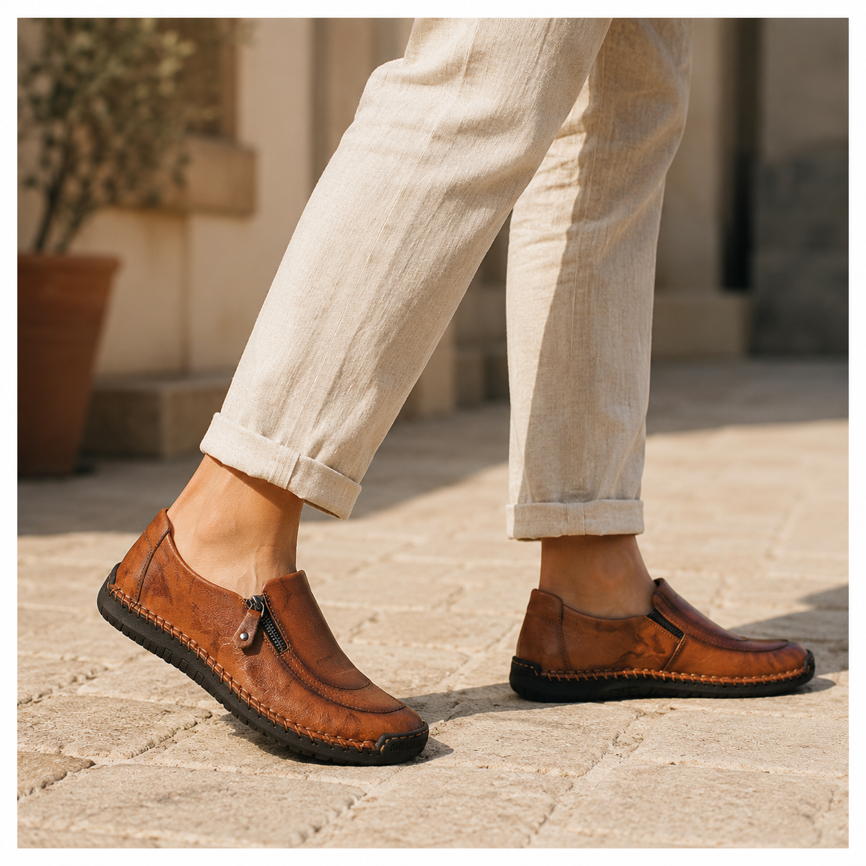 Men's Riviera Side-Zip Sneakers