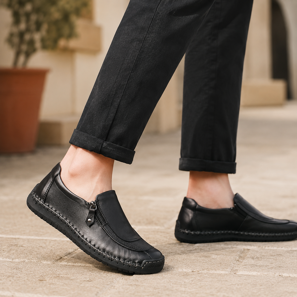 Men's Riviera Side-Zip Sneakers