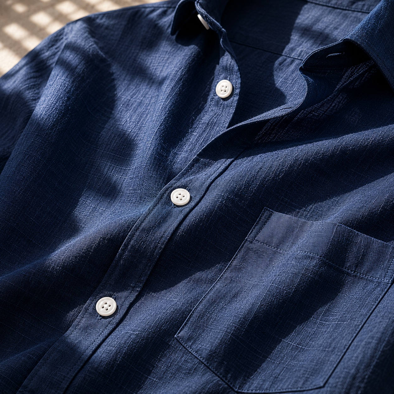 Men's Textured Short Sleeve Shirt