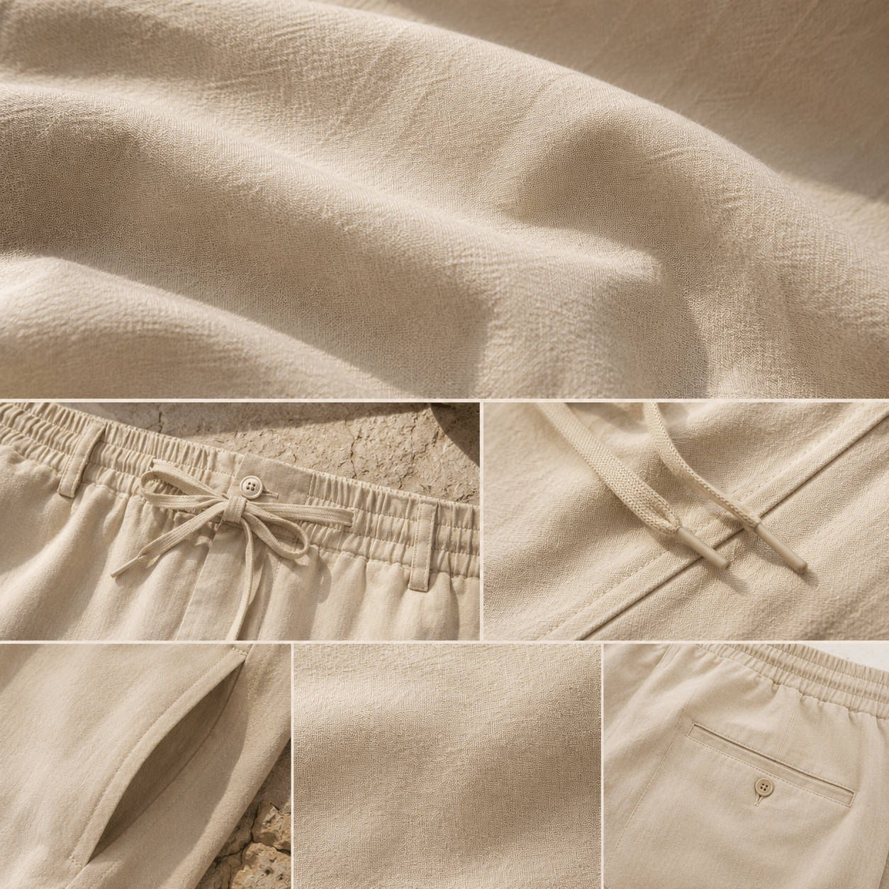 Men’s Portofino Relaxed Linen Pants - VogueTale