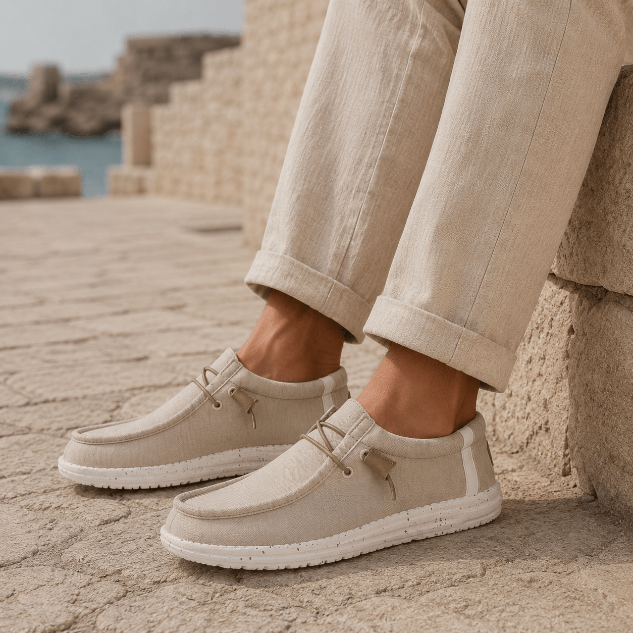 Men’s Riviera Canvas Loafers - VogueTale