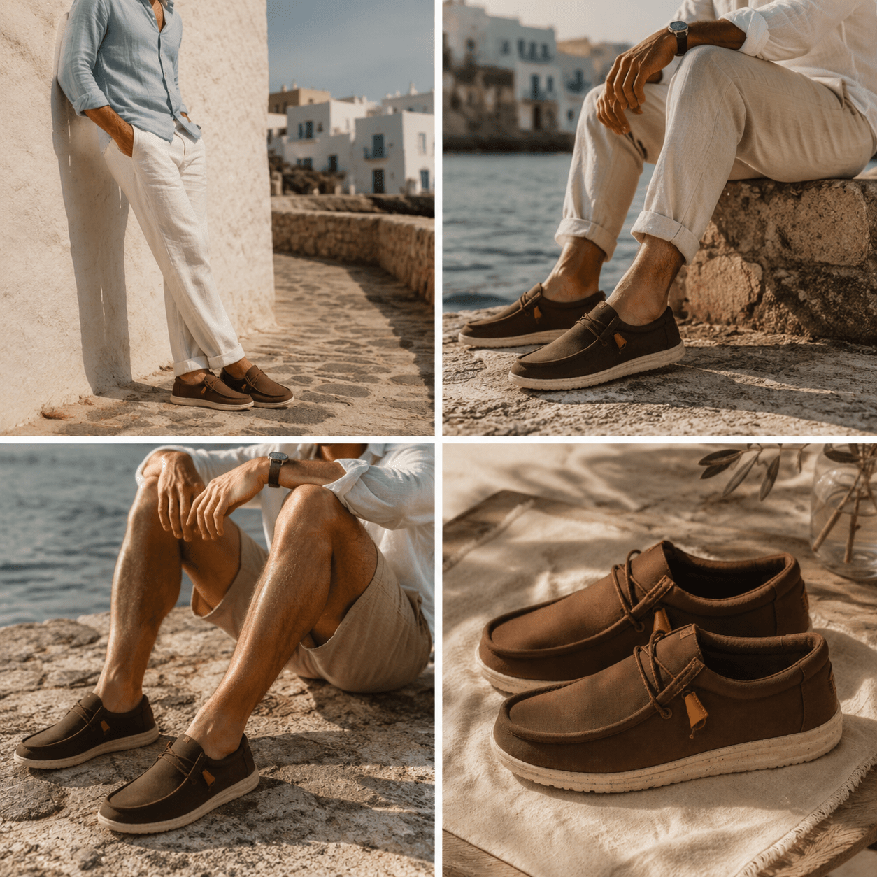 Men’s Riviera Canvas Loafers - VogueTale