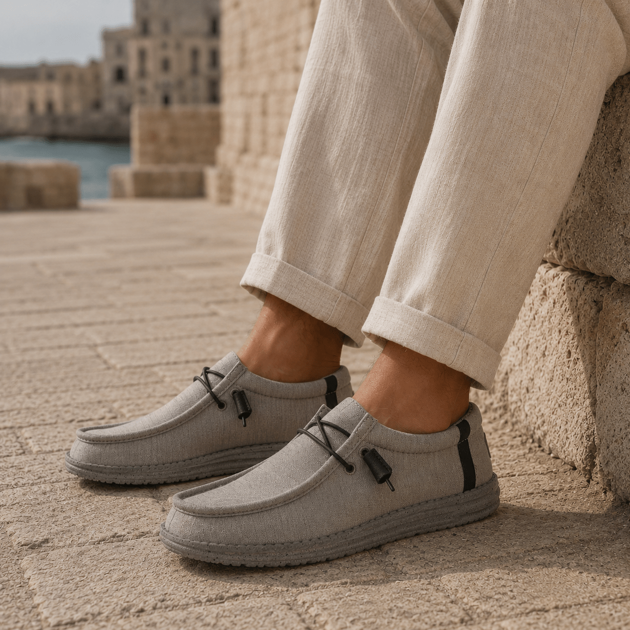 Men’s Riviera Canvas Loafers - VogueTale