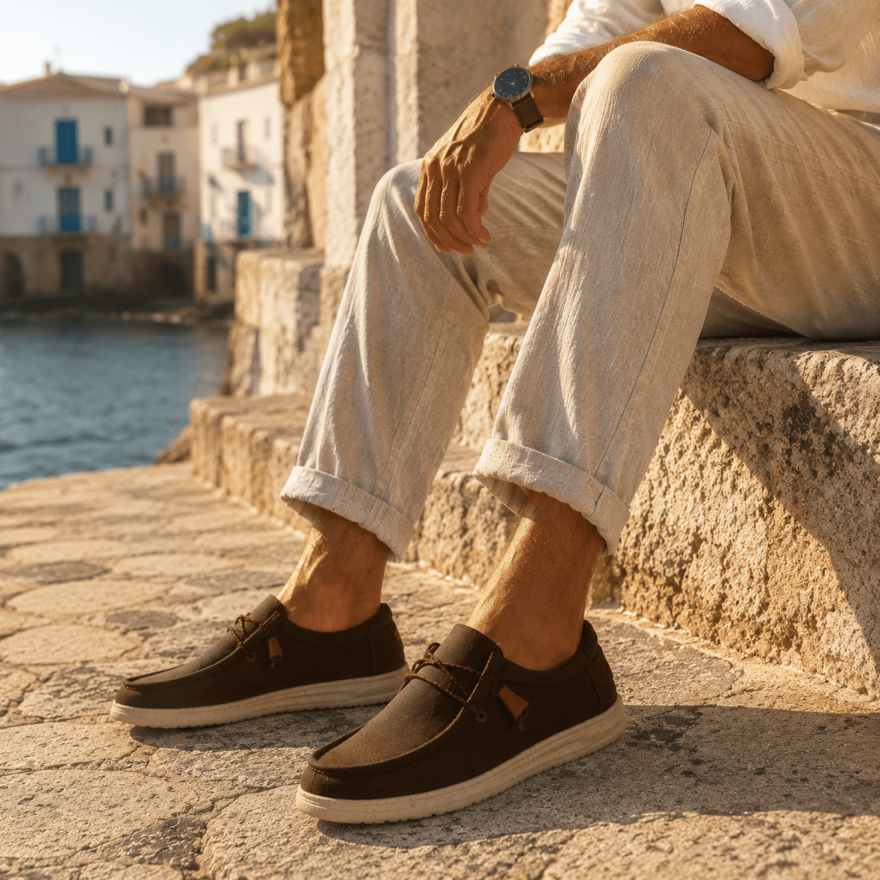 Men’s Riviera Canvas Loafers - VogueTale