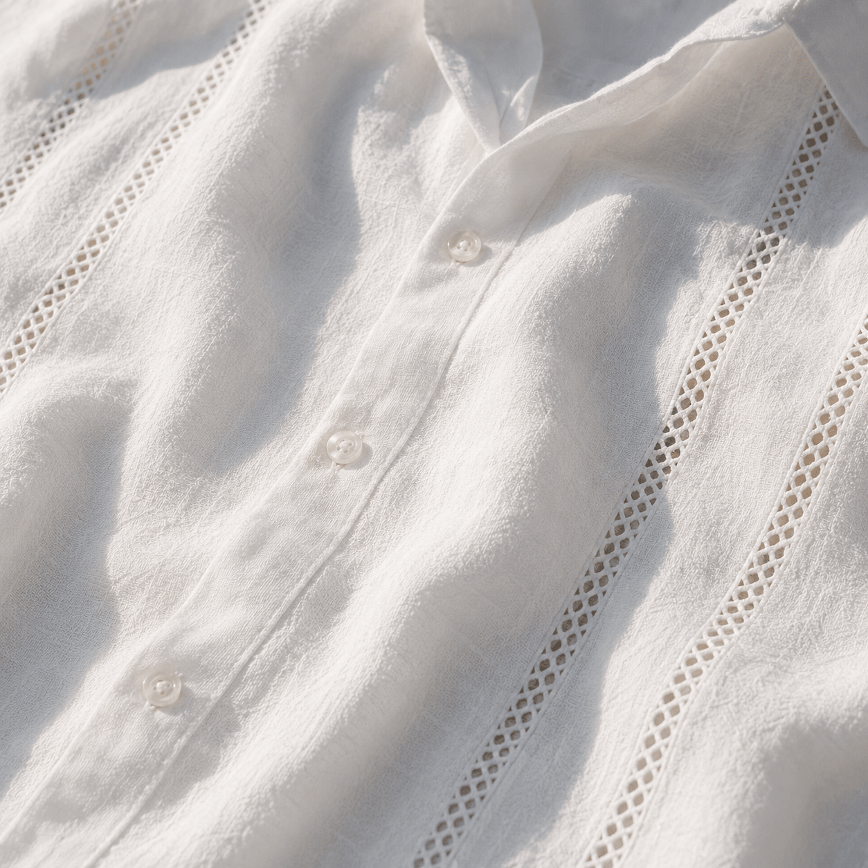 Men’s Riviera Guayabera Resort Shirt - VogueTale