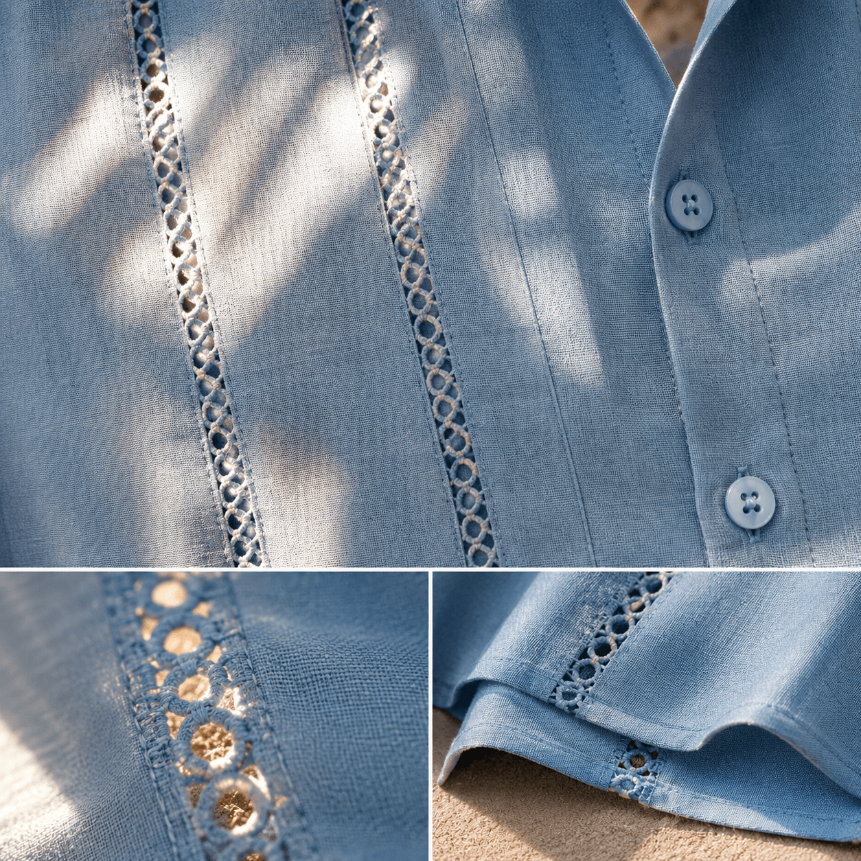 Men's Riviera Guayabera Shirt - VogueTale