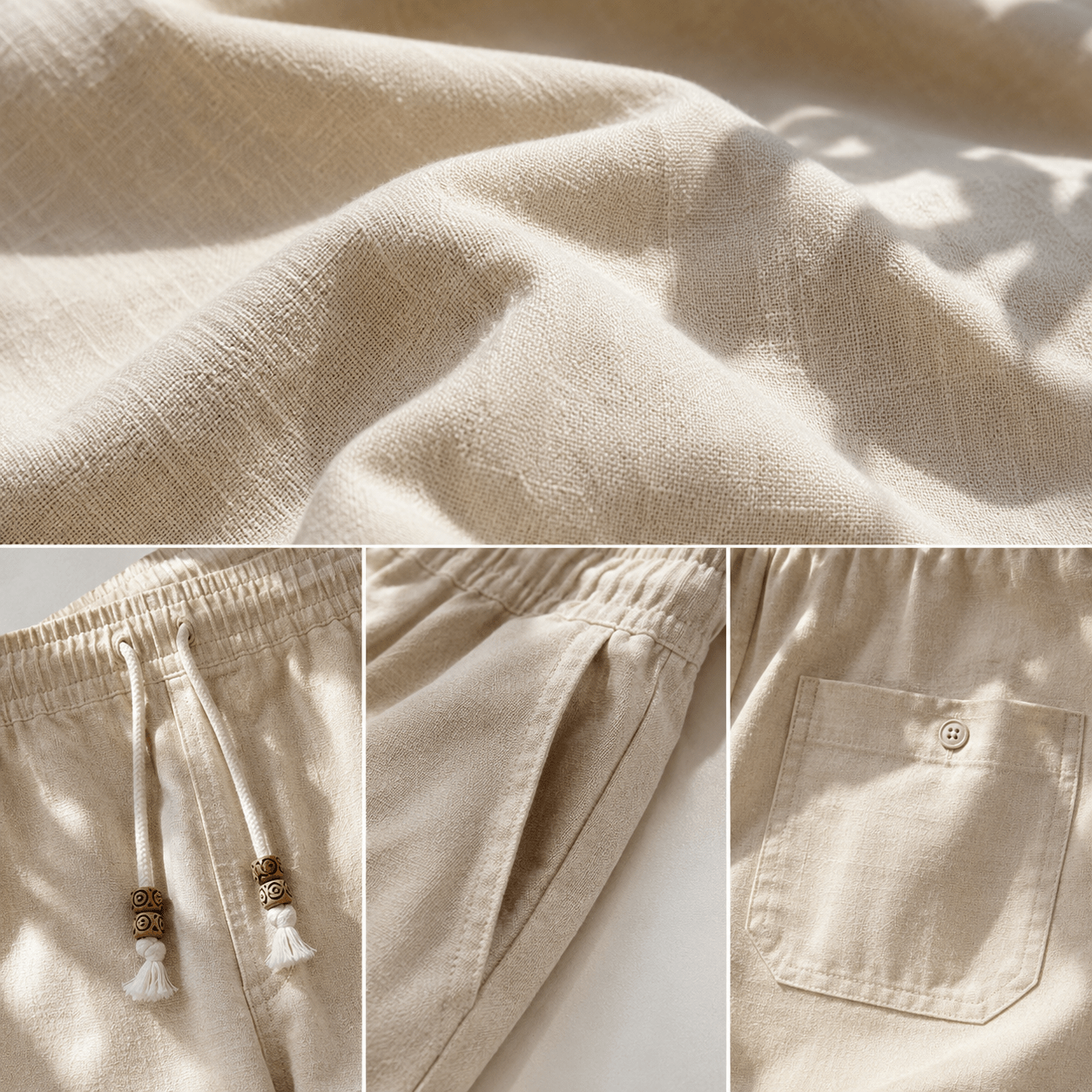 Men’s Riviera Linen Shorts - VogueTale