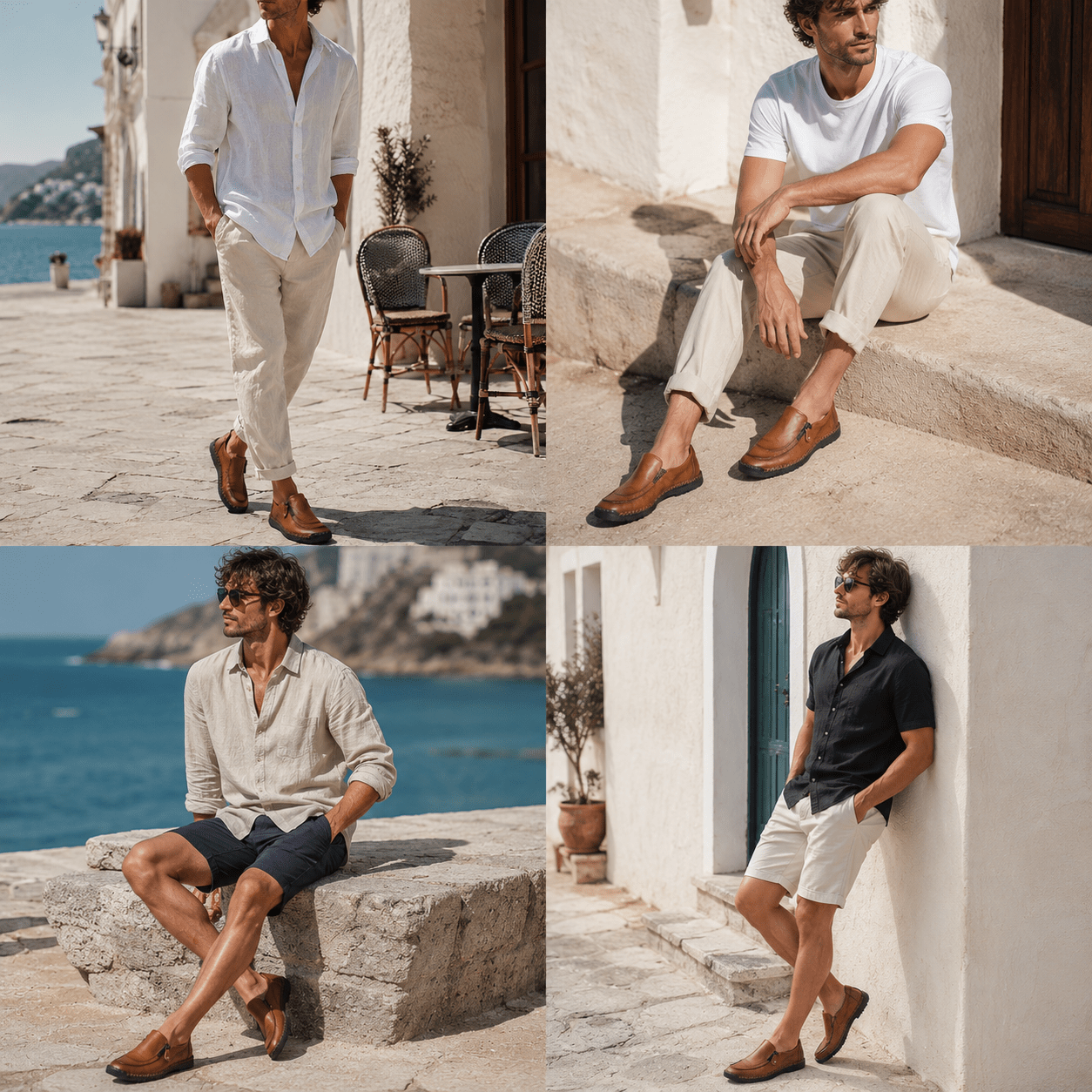 Men's Riviera Side-Zip Sneakers - VogueTale