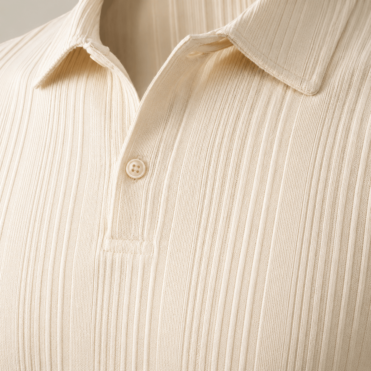 Portofino Textured Knit Polo - VogueTale