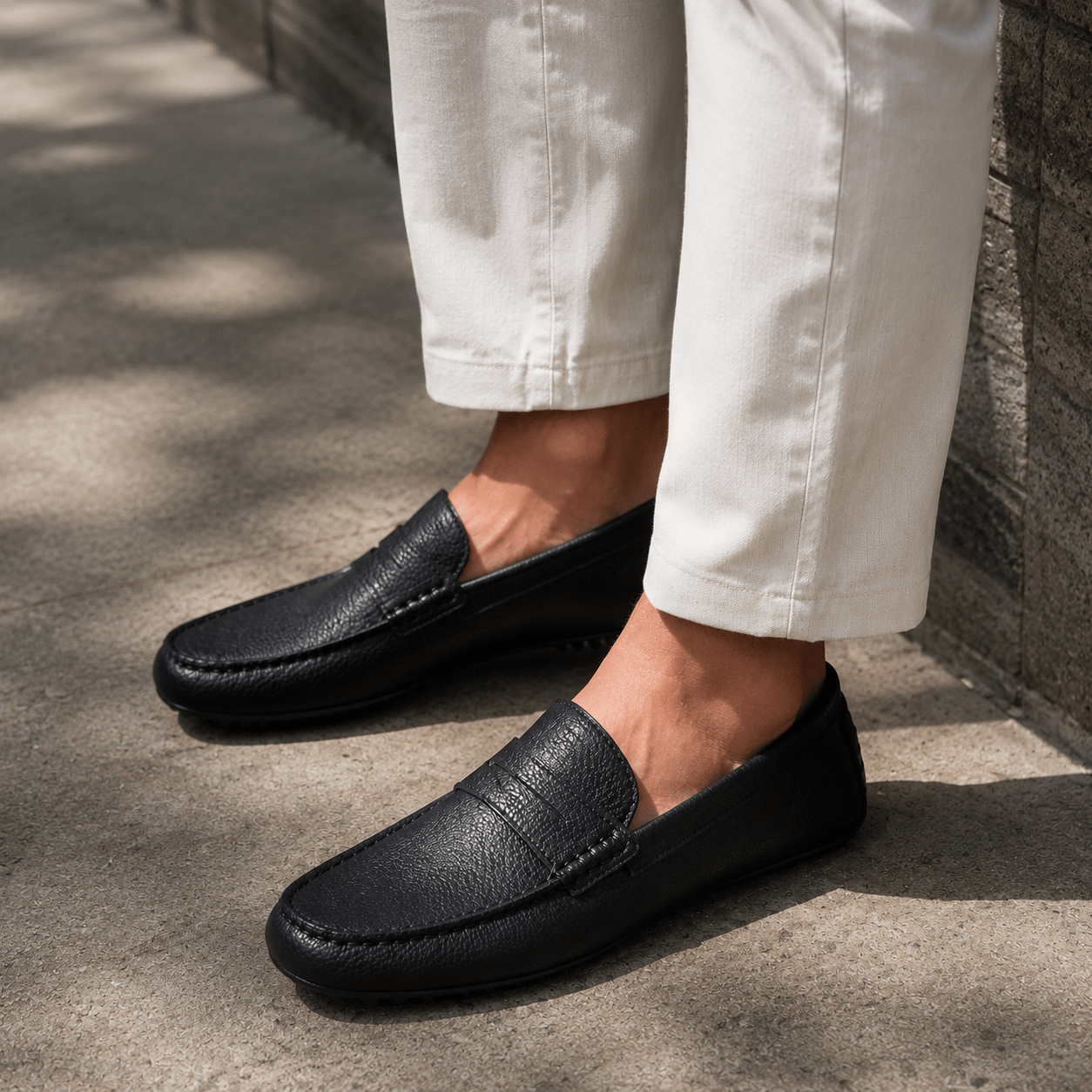 Riviera Suede Driving Loafers - VogueTale