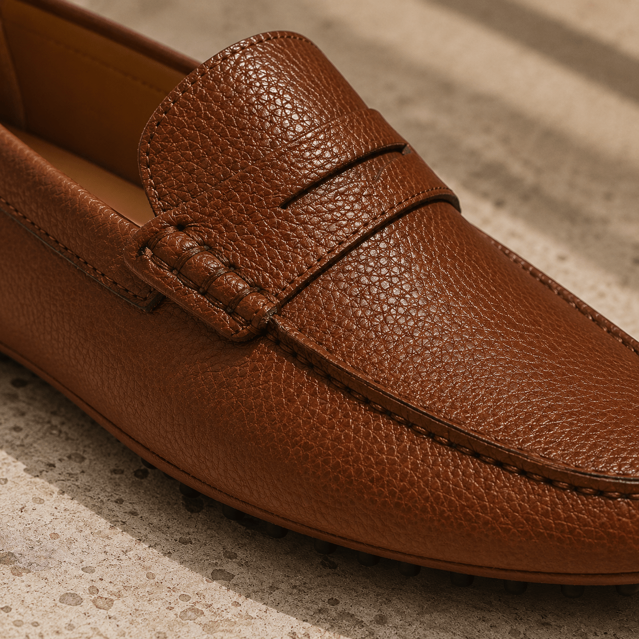 Riviera Suede Driving Loafers - VogueTale
